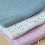 Popolini biopamut muszlin/tetra pelenka, 3 db/ csomag, Rose garden