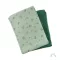 Popolini biopamut muszlin/tetra pelenka, 2 db/ csomag, 120x120 - Green Cactus