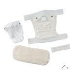 Popolini EasyFree csónakos pelenka - Beige Leaves