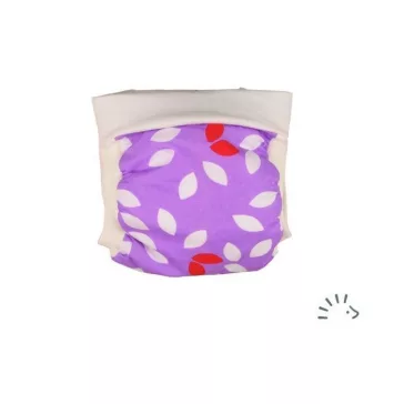 Popolini EasyFree csónakos pelenka - Purple Leaves
