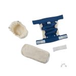 Popolini EasyFree gyapjú csónakos pelenka, szürke - Méret : L