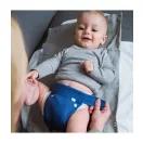 Popolini EasyFree gyapjú csónakos pelenka, szürke - Méret M Popolini EasyFree gyapjú csónakos pelenka, szürke - Méret M