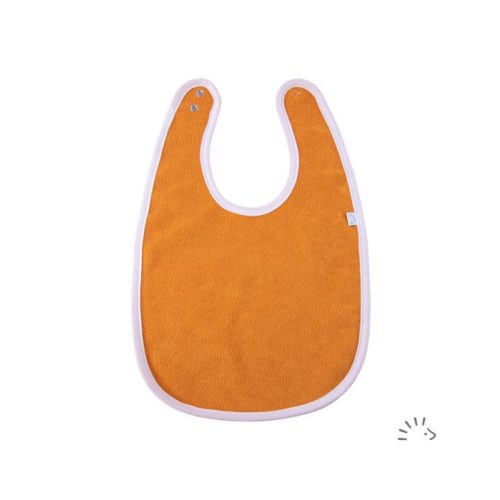 Popolini kétoldalas biopamut frottír előke - méz