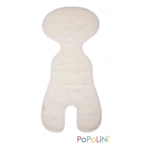 Popolini gyapjú izzadásgátló betét autósülésbe, babakocsiba