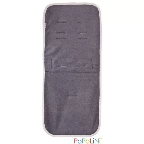 Popolini izzadásgátlós ülésvédő babakocsiba - Sötétszürke