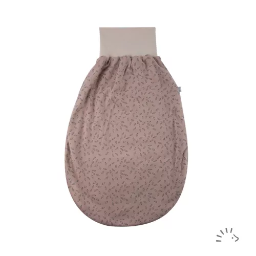 Popolini biopamut popózsák - Beige Leaves 0-6 hónap