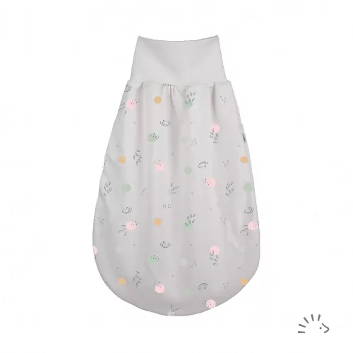 Popolini biopamut nyári popózsák - Birdy Dots 0-6 hó