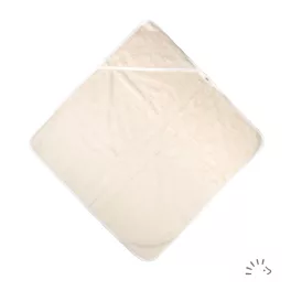 Popolini kapucnis törölköző - natúr L