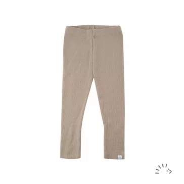   Popolini Iobio merinói gyapjú nadrág, leggings, bézs - Méret 86/92