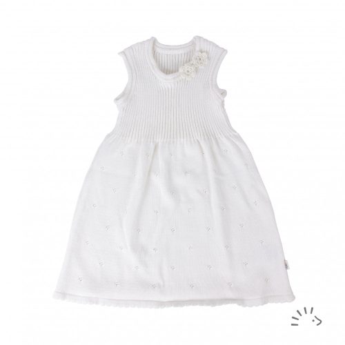 Popolini Iobio lányka ruha 98-104 - Ecru
