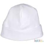 Popolini Iobio sapka "Pentola", fehér - Méret 1: 43-45 3-6hó