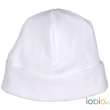   Popolini Iobio sapka "Pentola", fehér - Méret 1: 43-45 3-6hó