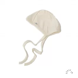   Popolini Iobio babasapka - Fehér biopamut 35-37 koraszülött méret