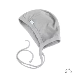   Popolini Iobio gyapjú-selyem babasapka - világos szürke - 39/41 (0)