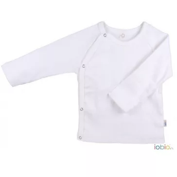 Popolini Iobio hosszú ujjú kimono póló - Fehér
