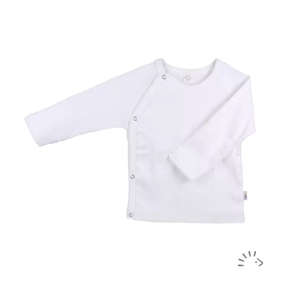 Popolini Iobio biopamut hosszú ujjú kimono póló - 50/56 Popolini Iobio biopamut hosszú ujjú kimono póló - 50/56