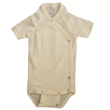   Popolini Iobio selyem-gyapjú kimono body rövidujjú - Méret 62/68
