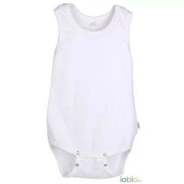 Popolini Iobio ujjatlan body - Fehér
