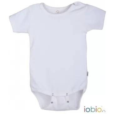Popolini Iobio rövidujjú body - Fehér