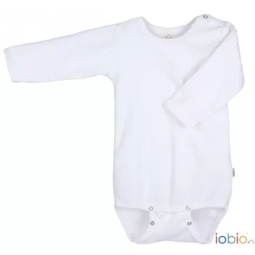 Popolini Iobio hosszú ujjú body - Fehér