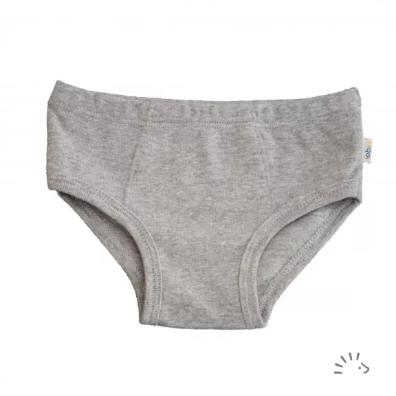 Popolini Iobio biopamut alsó fiúknak, szürke - Méret 98/104 Kiszerelés 1 db Popolini Iobio biopamut alsó fiúknak, szürke - Méret 98/104 Kiszerelés 1 db