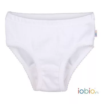 Popolini Iobio csipkés bugyi - Fehér