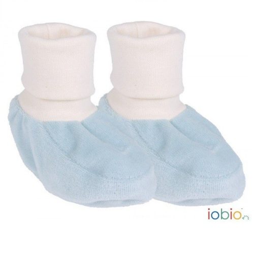 Popolini Iobio textilcipő újszülötteknek - Kék