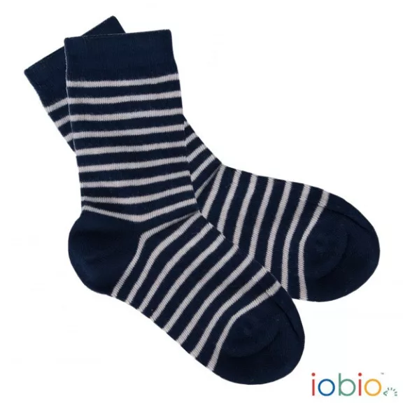 Popolini Iobio - Kék csíkos zokni Popolini Iobio - Kék csíkos zokni