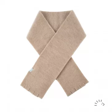 Popolini gyapjú sál- beige melange - Méret S