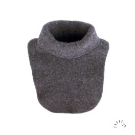 Popolini garbós sál nyakmelegítő gyapjú - Anthrazit - L