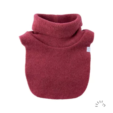 Popolini garbós sál nyakmelegítő - Maroon Melange - S