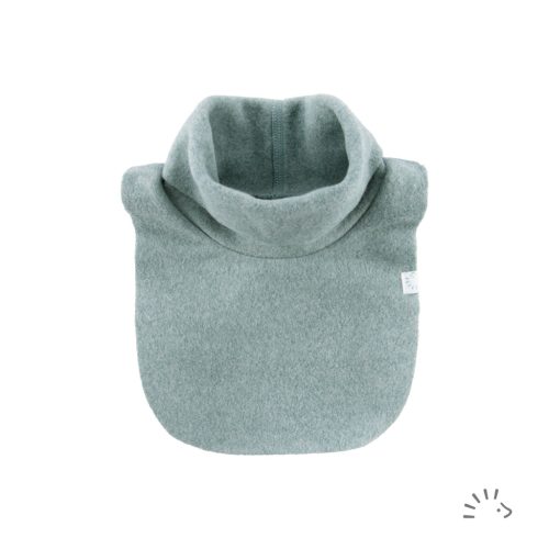 Popolini garbós sál biopamut - Teal melange L