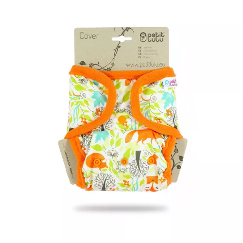 Petit Lulu egyméretes pelenkakülső, patentos, Foxes
