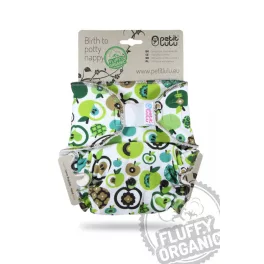   Petit Lulu Maxi night fluffy organic éjszakai pelenkanadrág, tépőzár almás