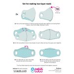 Petit Lulu DIY arcmaszk készítő szett : Méret - XS