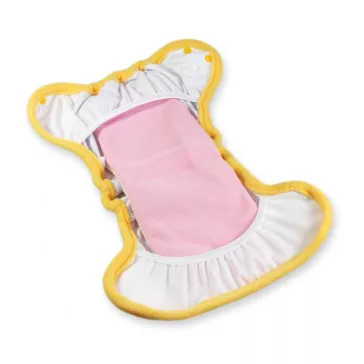   Petit Lulu egyméretes patentos pelenkakülső prefoldokhoz, Baby Elephant