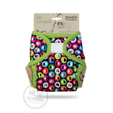 Petit Lulu SIO pelenka - Colorful Hearts