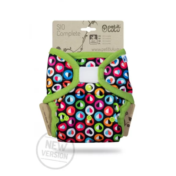 Petit Lulu SIO pelenka - Colorful Hearts Petit Lulu SIO pelenka - Colorful Hearts