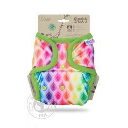 Petit Lulu OS patentos pelenkakülső - Rainbow Flames