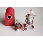 Maileg tricikli utánfutó - piros