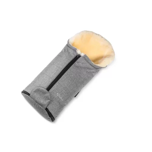 Fellhof merinói gyapjú lábzsák Gastein - black melange