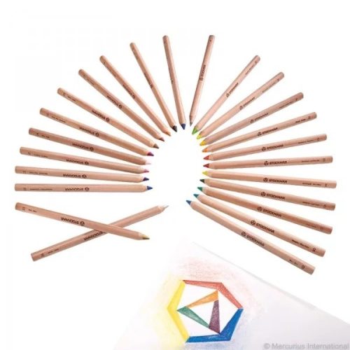 Hatszögletű színes ceruza - Szín: 18 - poroszkék