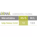 Liliputi hordozós csizma - Shark - Méret XS-S