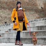 Liliputi csatos hordozó classic line - Rusty