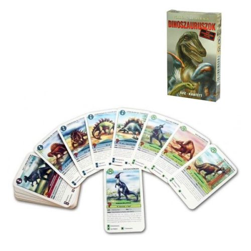 Ismeretterjesztő kártyajáték: Dinoszauruszok
