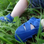 Liliputi puhatalpú szandál PAWS - Cobalt - Méret S