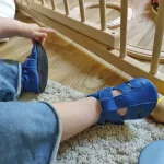 Liliputi puhatalpú szandál PAWS - Cobalt - Méret S