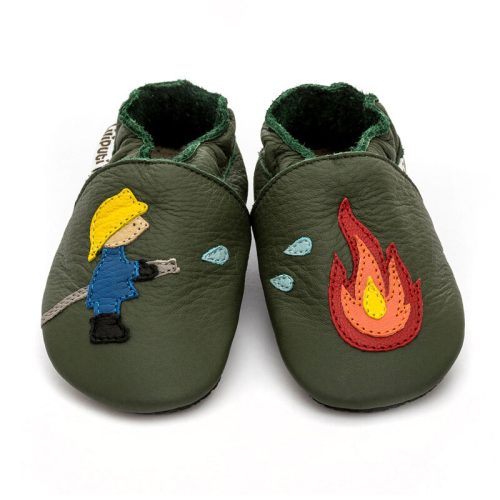 Liliputi puha talpú cipő Paws - Tűzoltós S-es