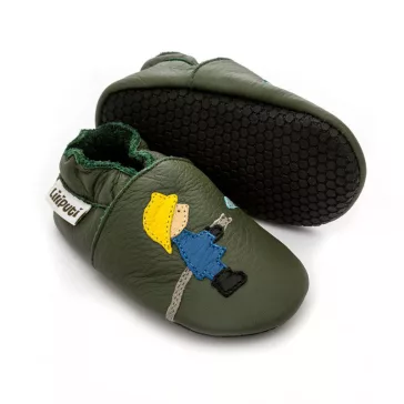 Liliputi puha talpú cipő Paws - Tűzoltós S-es