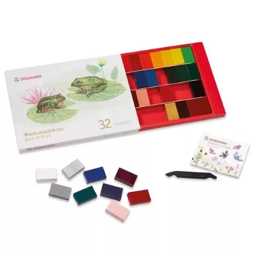   Stockmar méhviasz marokkréta szett papír dobozban 32 színű